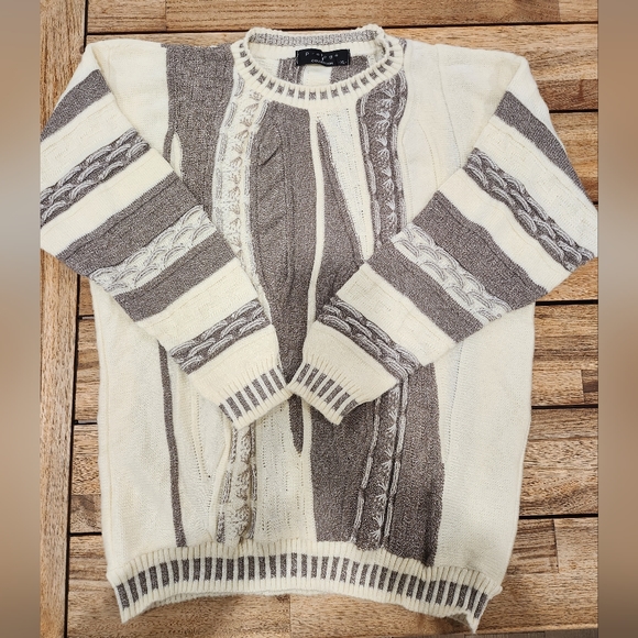 Vintage Protege Collection Coogi Inspired Grandpa Sweater Made in USA XL - Picture 12 of 12